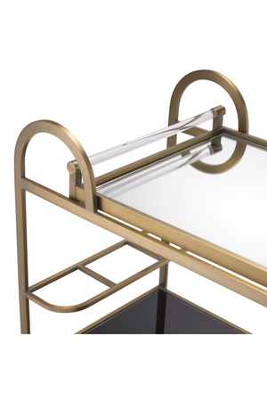 Modern Brushed Brass Trolley | Eichholtz Montreuil | OROA.com