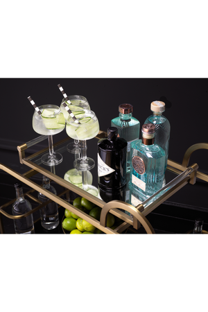 Modern Brushed Brass Trolley | Eichholtz Montreuil | OROA.com