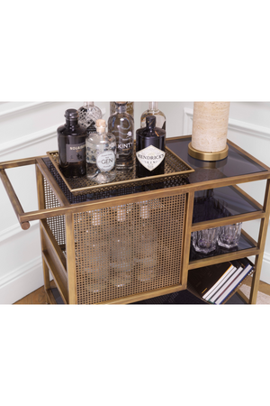 Vintage Brass Trolley | Eichholtz Sterling | Oroa.com