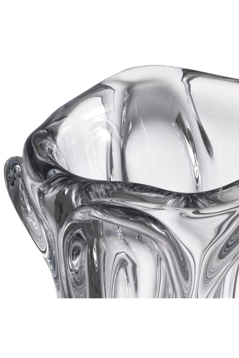 Organic Shape Glass Vase L | Eichholtz Aila | OROA.com