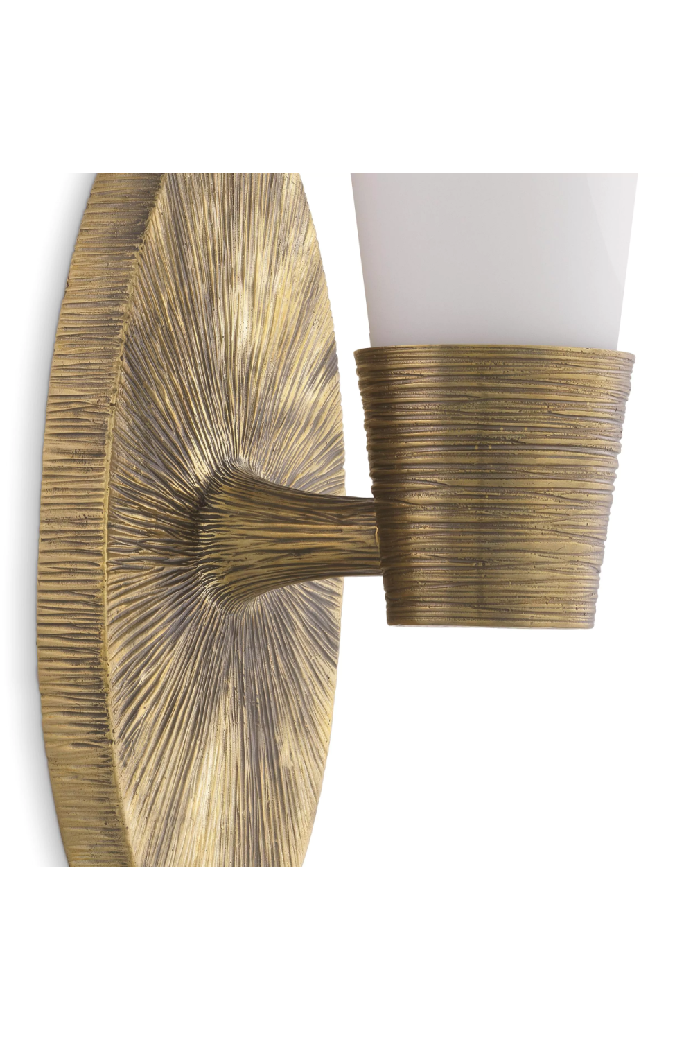 White Glass Wall Lamp | Eichholtz Nolita | OROA