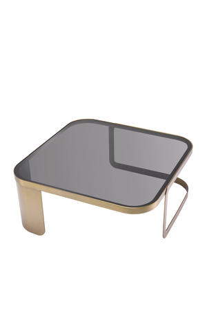 Architectural Brass Framed Coffee Table | Eichholtz Numa | OROA.com
