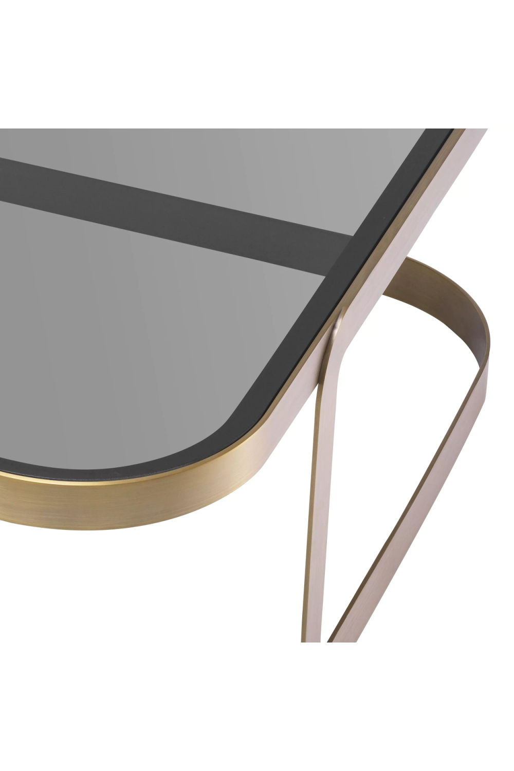 Architectural Brass Framed Coffee Table | Eichholtz Numa | OROA.com