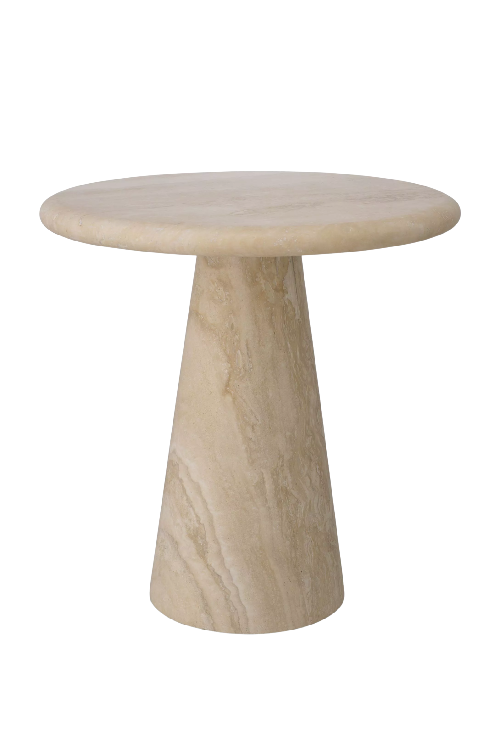 Natural Limestone Pedestal Side Table | Eichholtz Adriana | OROA