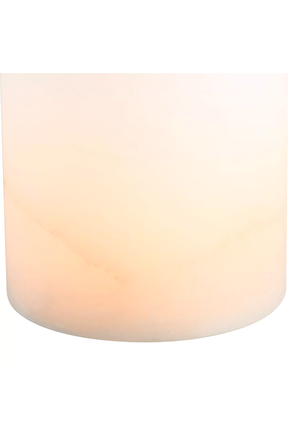 Cylindrical Translucent Alabaster Candle Holder | Eichholtz Mercer | OROA.com