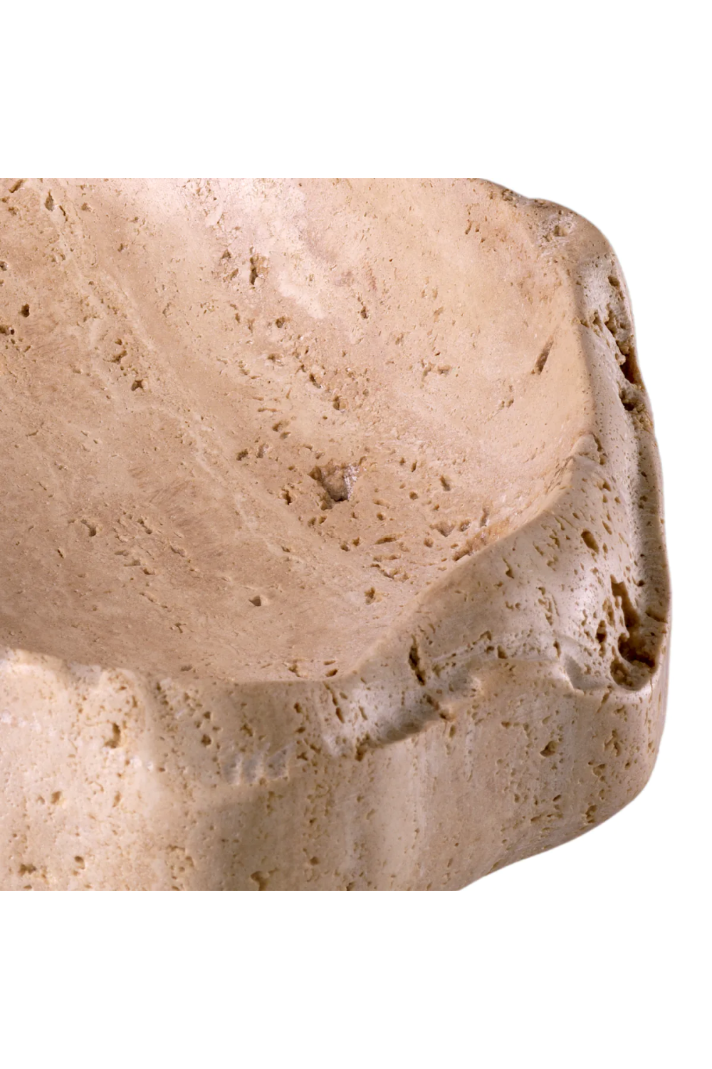 Carved Travertine Bowl | Eichholtz Callas | Oroa.com