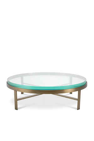 Round Clear Glass Coffee Table | Eichholtz Hoxton | Oroa.com