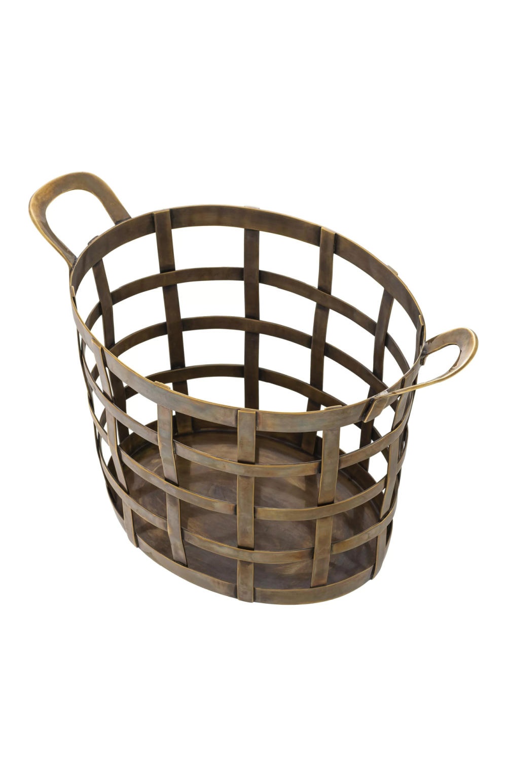 Vintage Brass Basket | Eichholtz Vreeland | Oroa.com