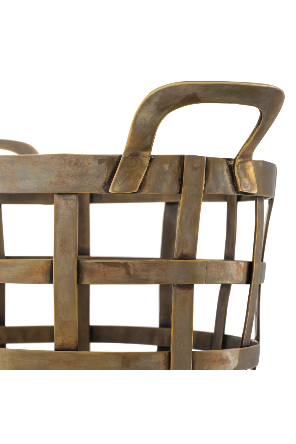 Vintage Brass Basket | Eichholtz Vreeland | Oroa.com