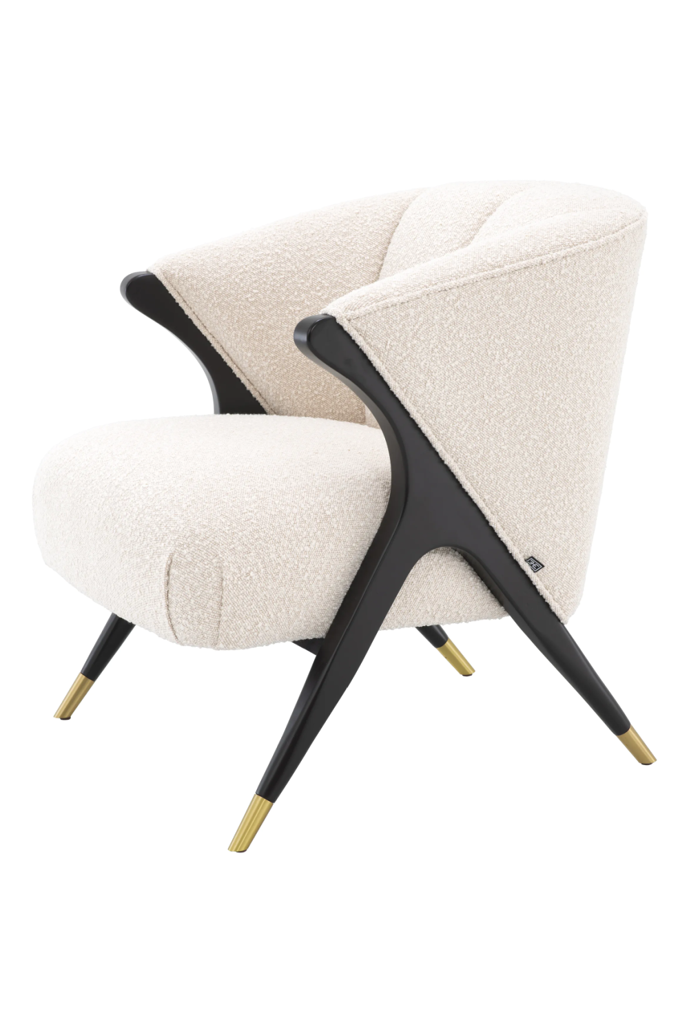 Cream Bouclé Accent Chair | Eichholtz Pavone | Oroa.com