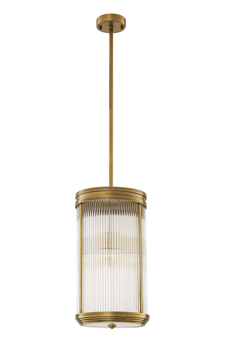 Cylindrical Glass Pendant Lamp | Eichholtz Rousseau | Oroa.com