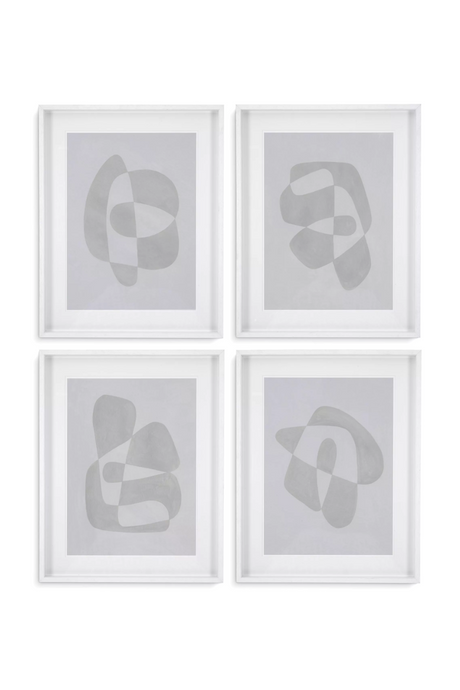 Abstract Shape Art Prints (4) | Eichholtz Soft Shape | OROA.com