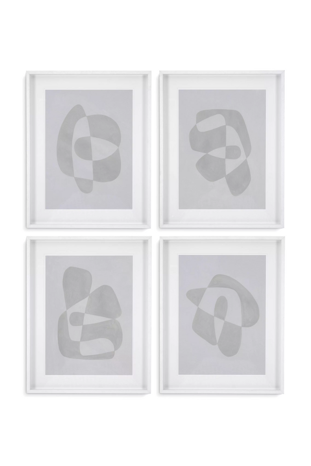 Abstract Shape Art Prints (4) | Eichholtz Soft Shape | OROA.com