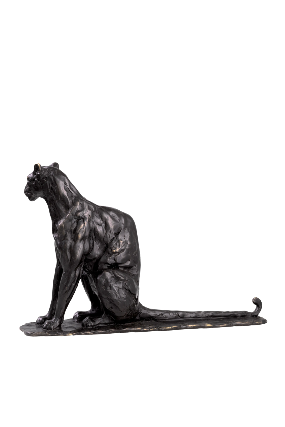 Bronze Decorative Sculpture | Eichholtz Sitting Panther | Oroa.com