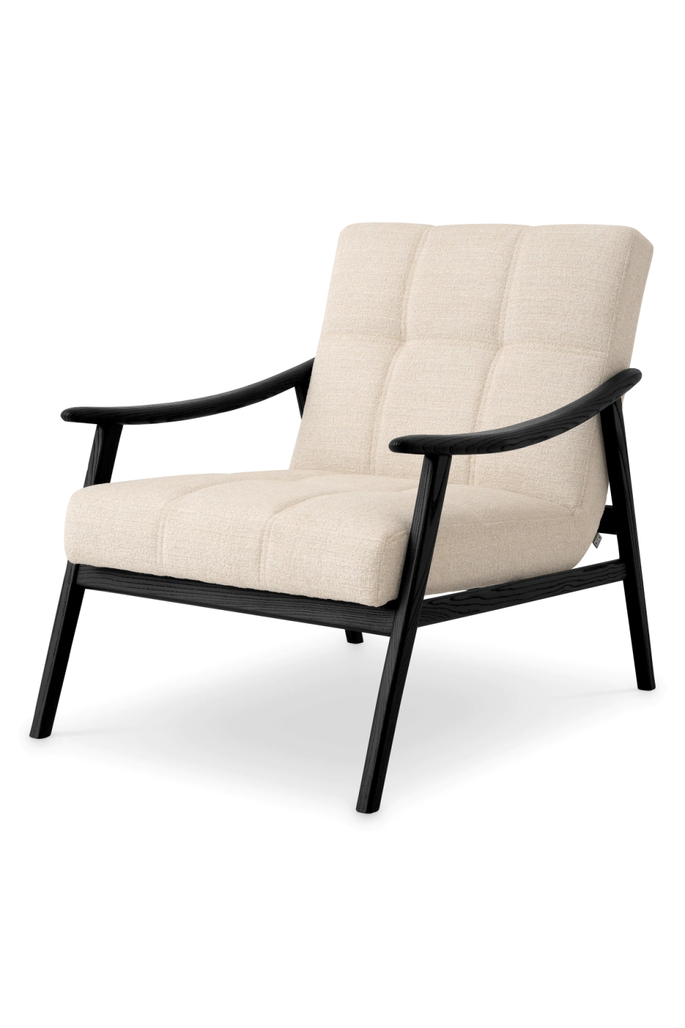 Black Frame Cushioned Lounge Chair | Eichholtz Mortensen | Oroa.com