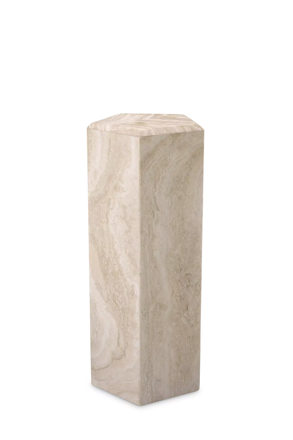 Hexagonal Travertine Column | Eichholtz Cuneo | Oroa.com