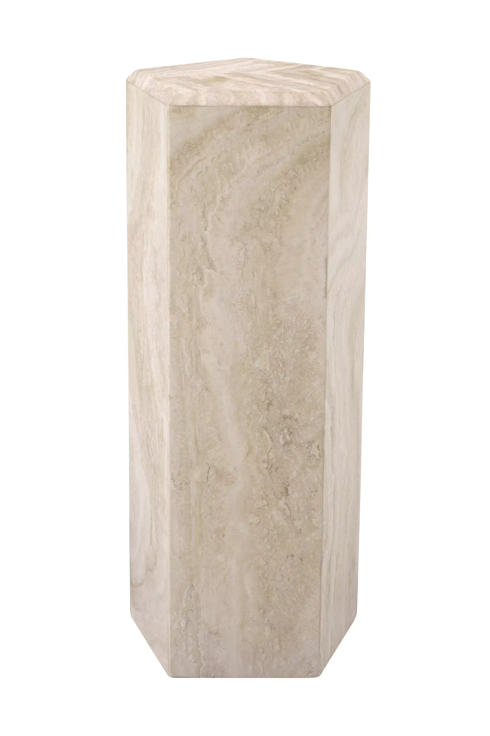 Hexagonal Travertine Column | Eichholtz Cuneo | Oroa.com