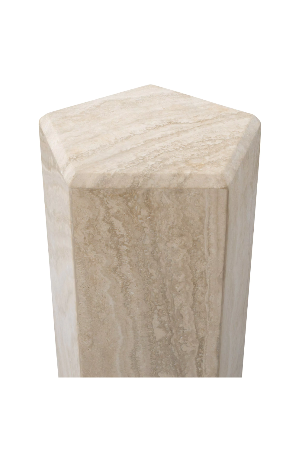 Hexagonal Travertine Column | Eichholtz Cuneo | Oroa.com