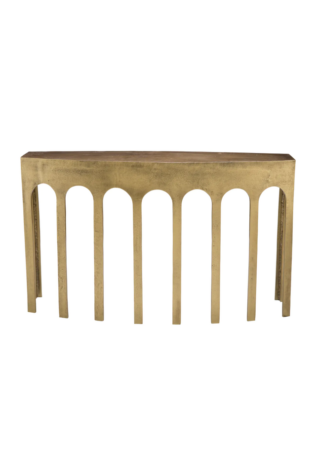 Vintage Brass Console Table | Eichholtz Gardini | Oroa.com