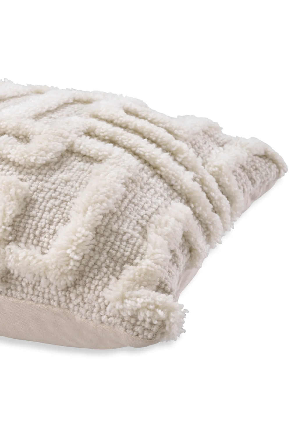 Maze Patterned Wool Cushion | Eichholtz Amphion | Oroa.com