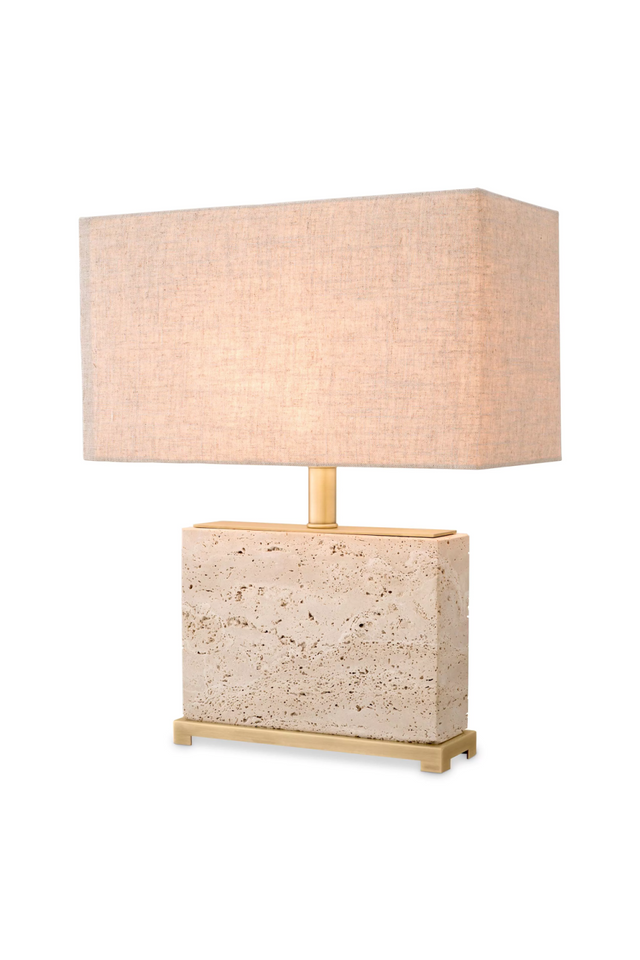 Modern Travertine Table Lamp | Eichholtz Newton | Oroa.com