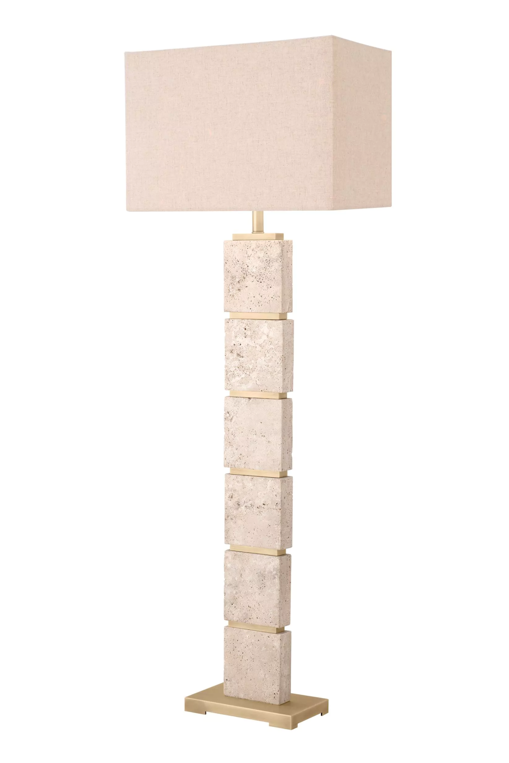 Contemporary Travertine Floor Lamp | Eichholtz Newton | Oroa.com