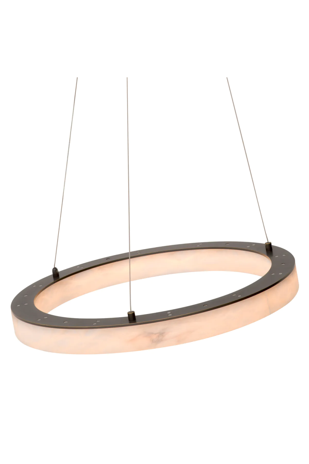 Round Alabaster Chandelier | Eichholtz Gallen