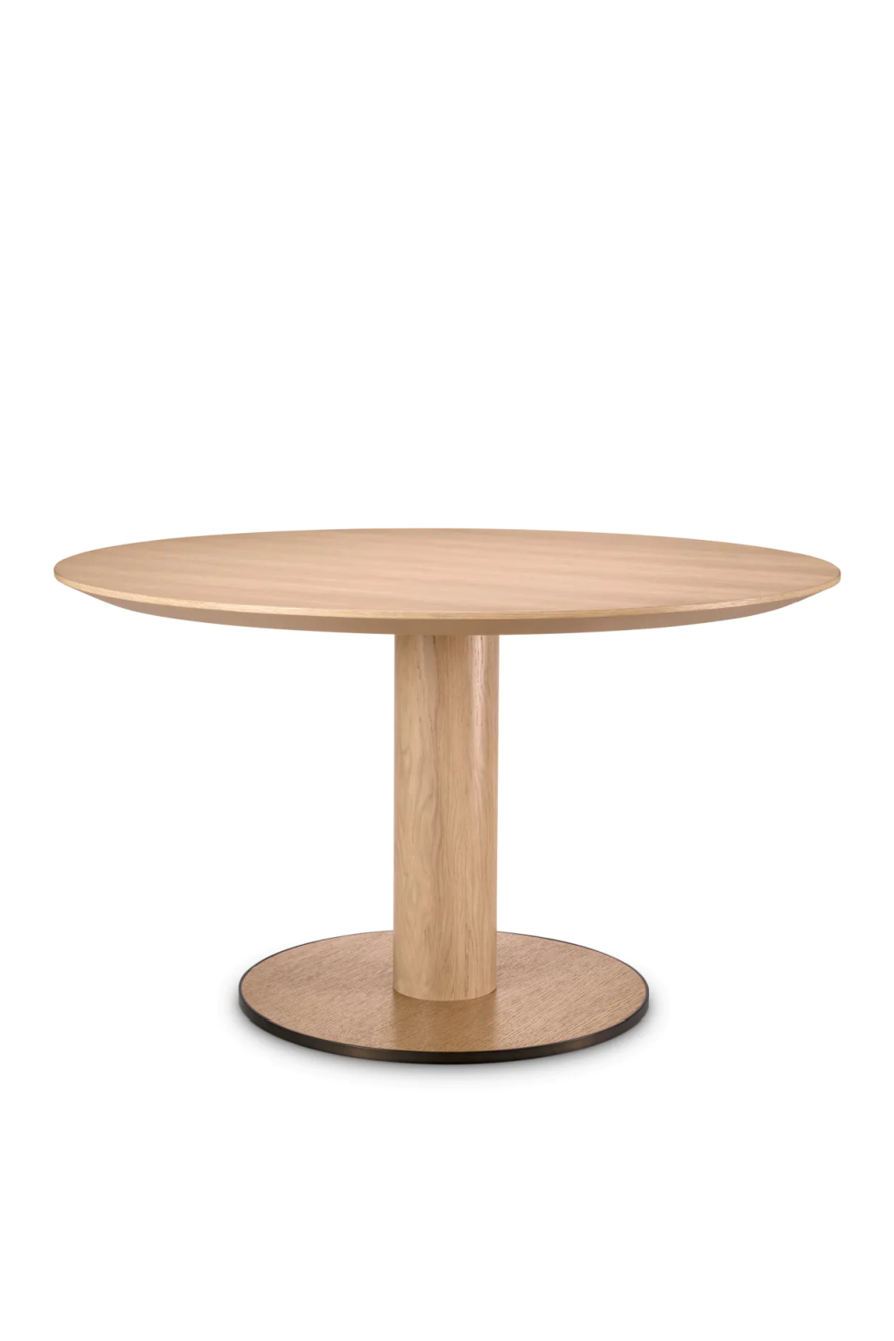 Round Oak Pedestal Dining Table | Eichholtz Astro | Oroa.com