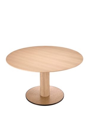 Round Oak Pedestal Dining Table | Eichholtz Astro | Oroa.com