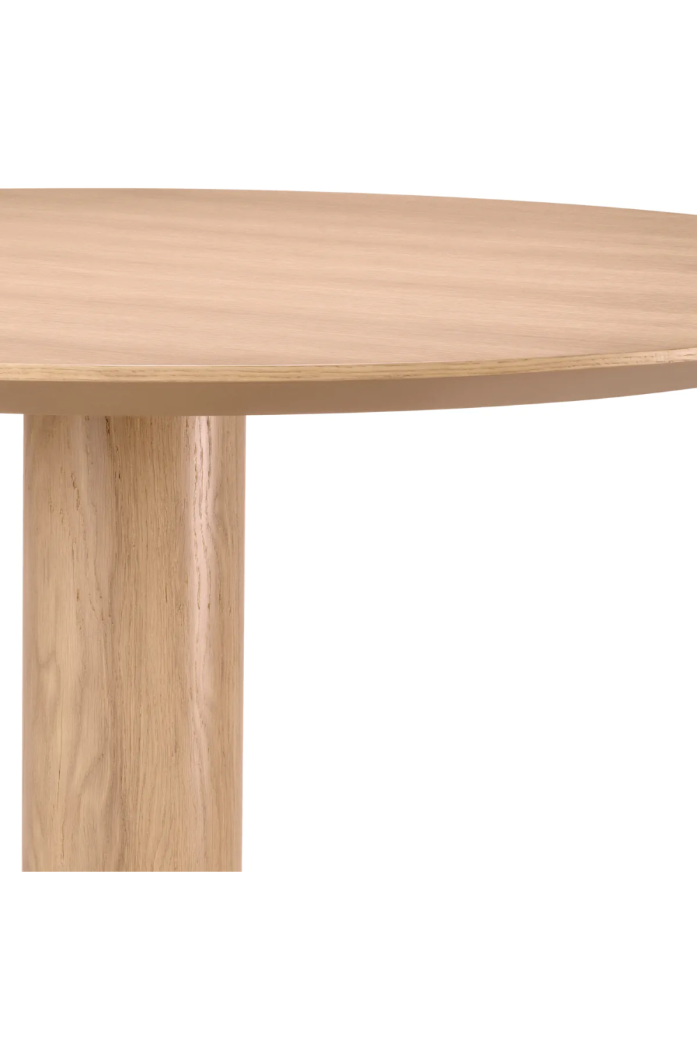 Round Oak Pedestal Dining Table | Eichholtz Astro | Oroa.com