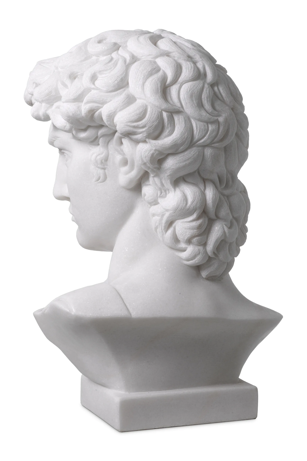 White Marble Head Sculpture | Eichholtz David | Oroa.com