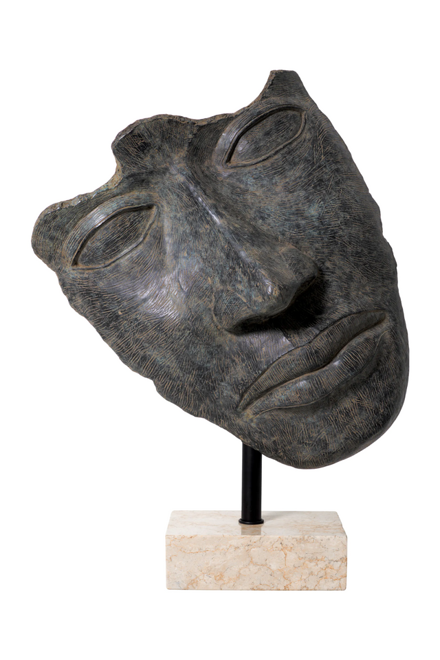 Antique Bronze Face Sculpture | Eichholtz Heros | Oroa.com