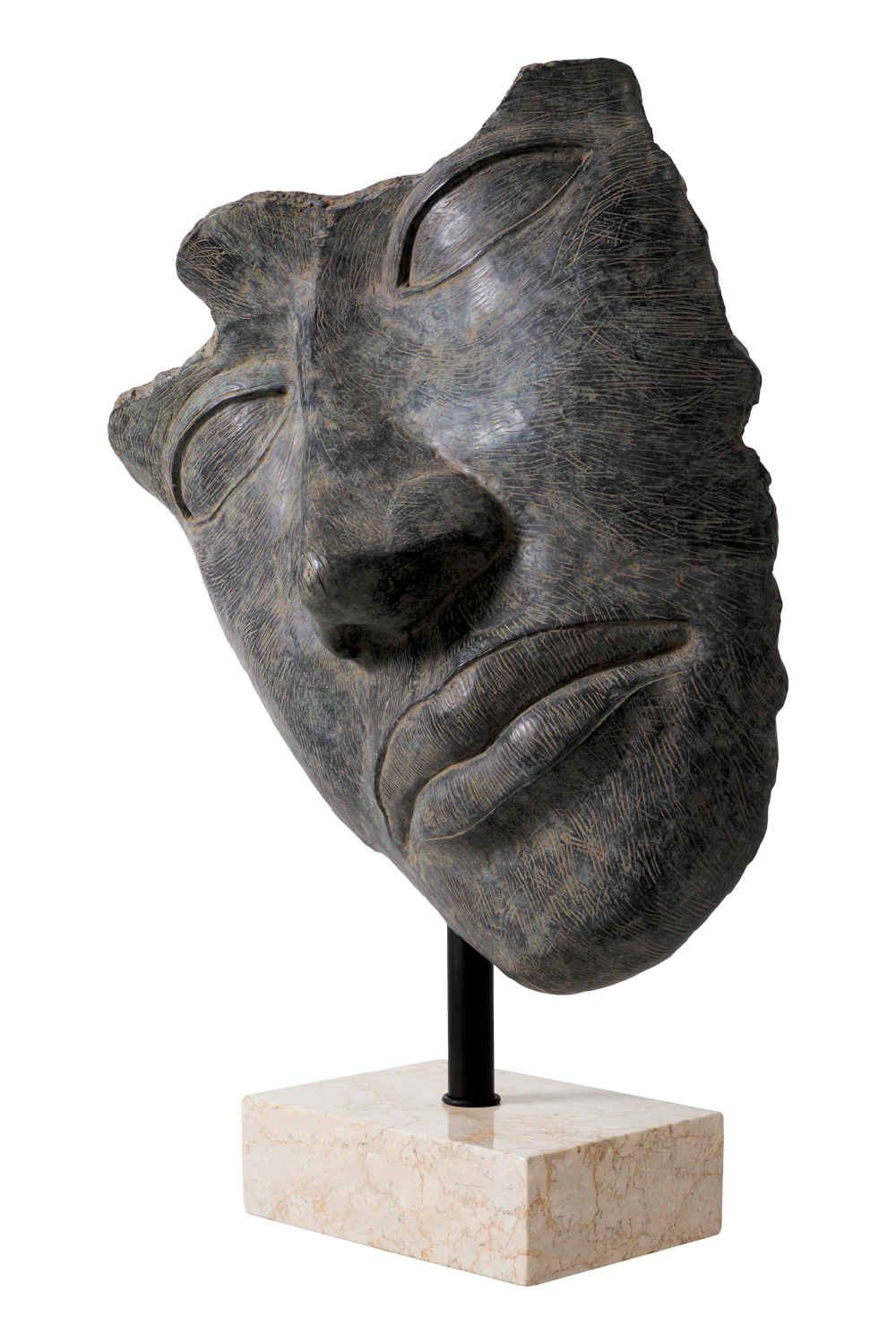 Antique Bronze Face Sculpture | Eichholtz Heros | Oroa.com