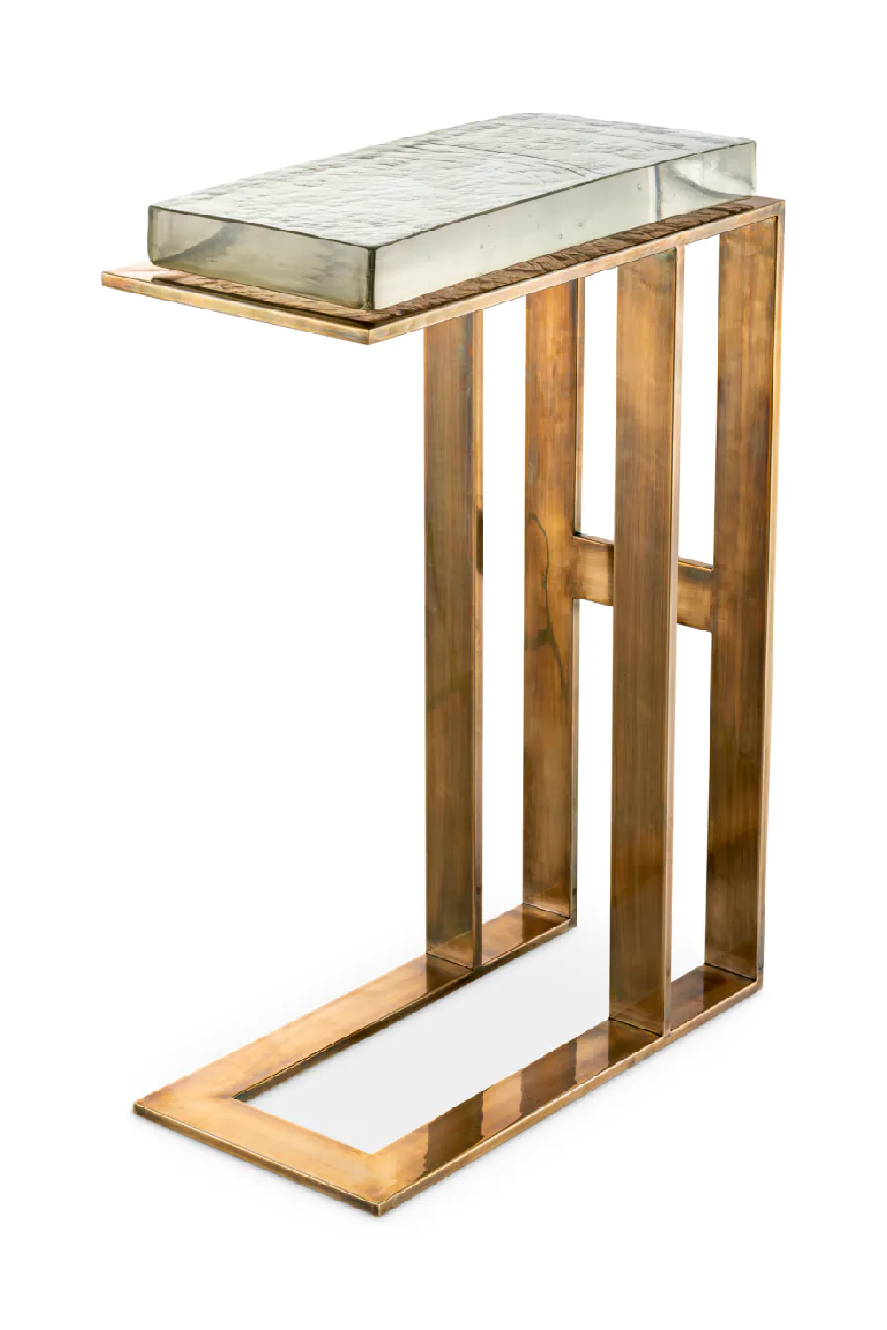 Vintage Brass End Table | Eichholtz Pierre | Oroa.com