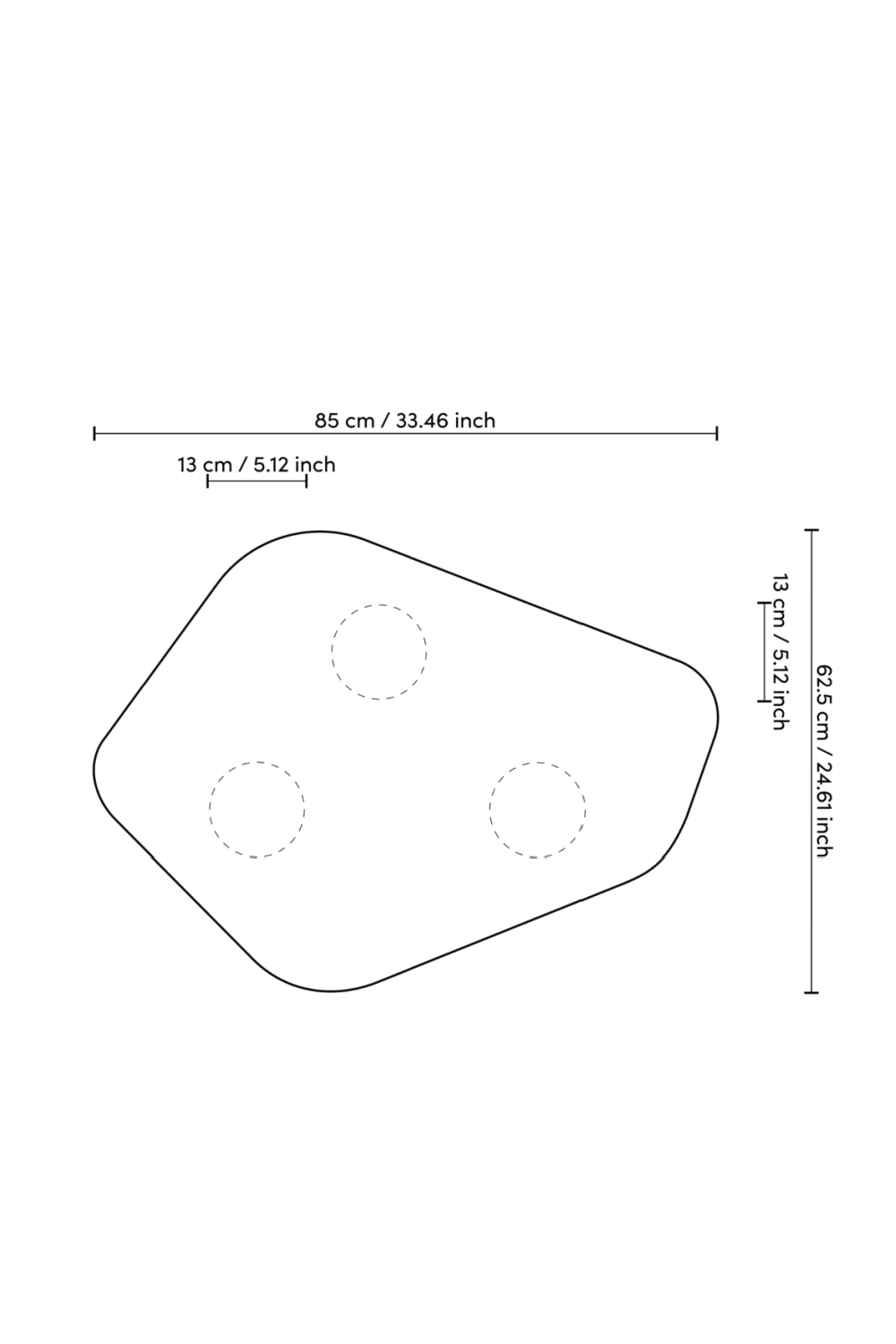 White Free Form Side Table | Eichholtz Matiz | Oroa.com