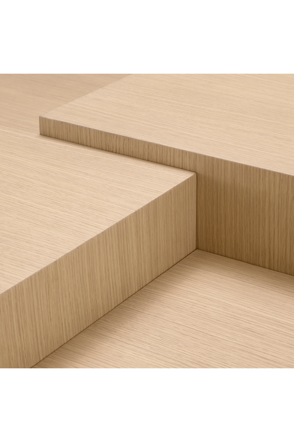 Oak Geometrical Coffee Table | Eichholtz Nerone | Oroa.com