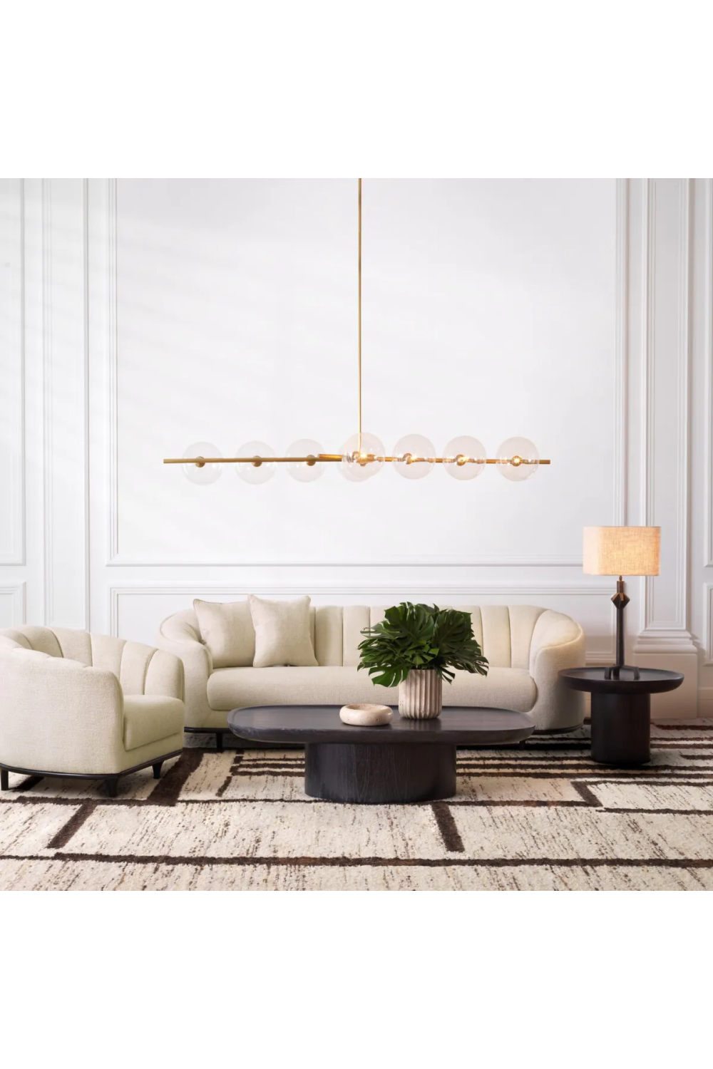 Channeled Modern Accent Chair | Eichholtz Agostino | Oroa.com