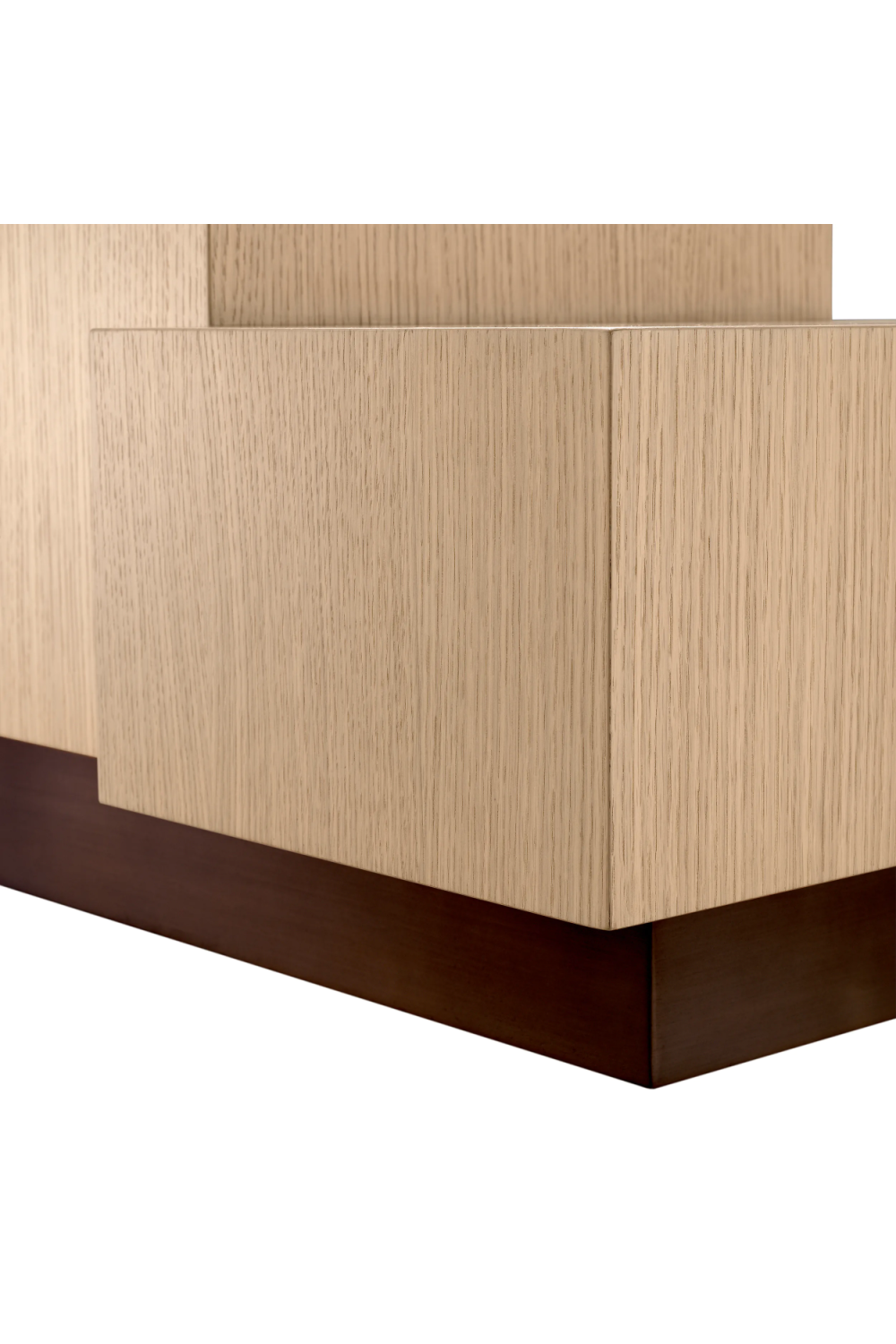 Oak Geometrical Side Table | Eichholtz Nerone  | Oroa.com