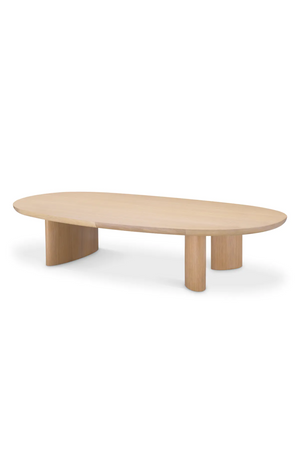 Scandi Oak Oval Coffee Table | Eichholtz Lindner | Oroa.com