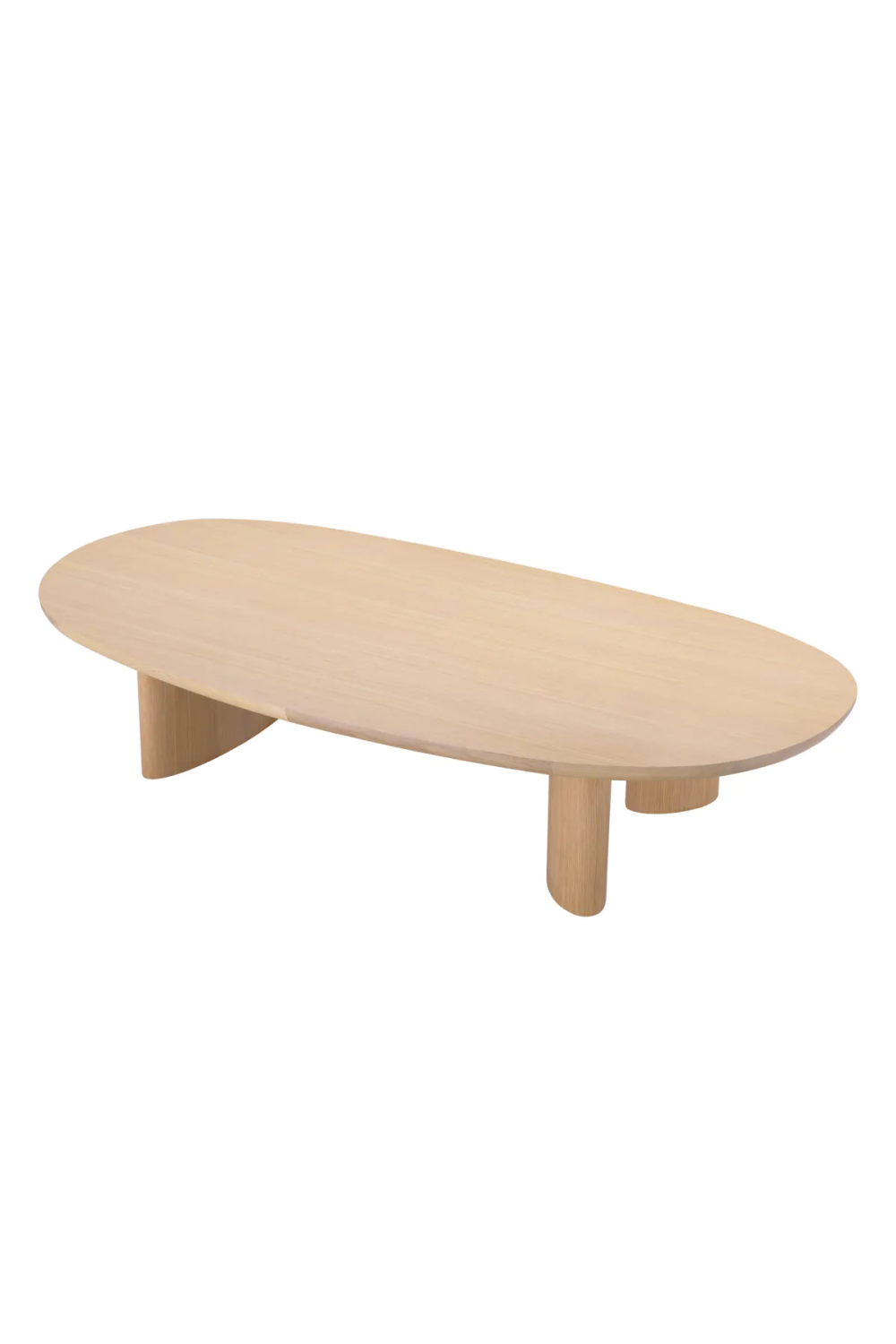 Scandi Oak Oval Coffee Table | Eichholtz Lindner | Oroa.com