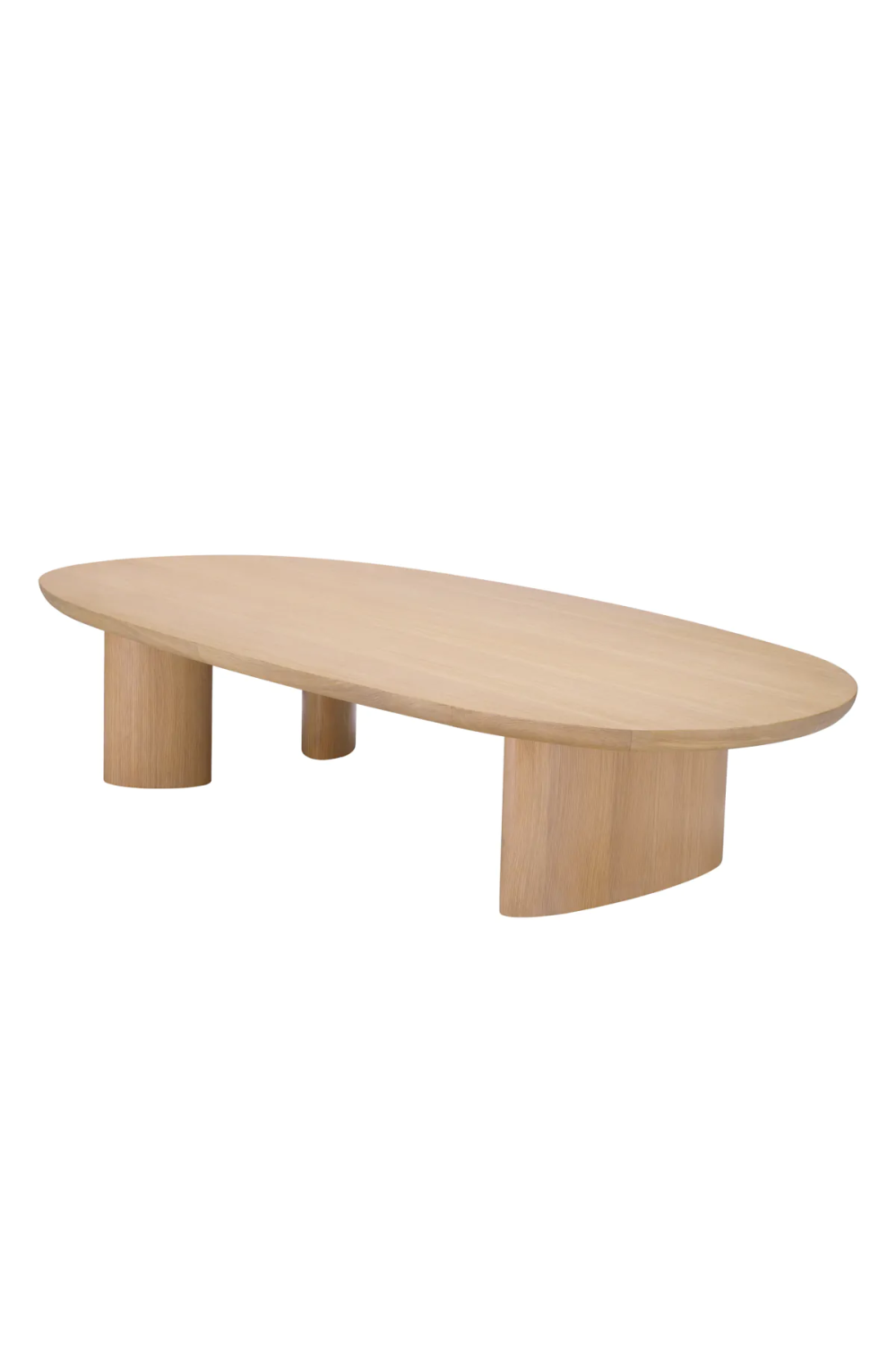 Scandi Oak Oval Coffee Table | Eichholtz Lindner | Oroa.com