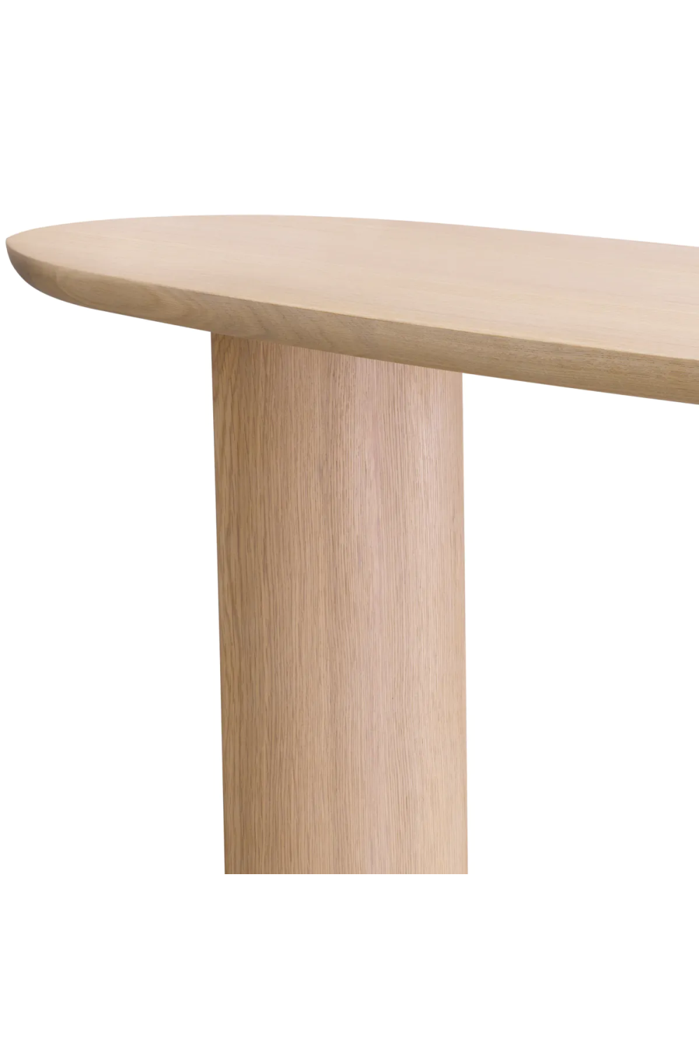 Scandi Oak Oval Console Table | Eichholtz Lindner | Oroa.com