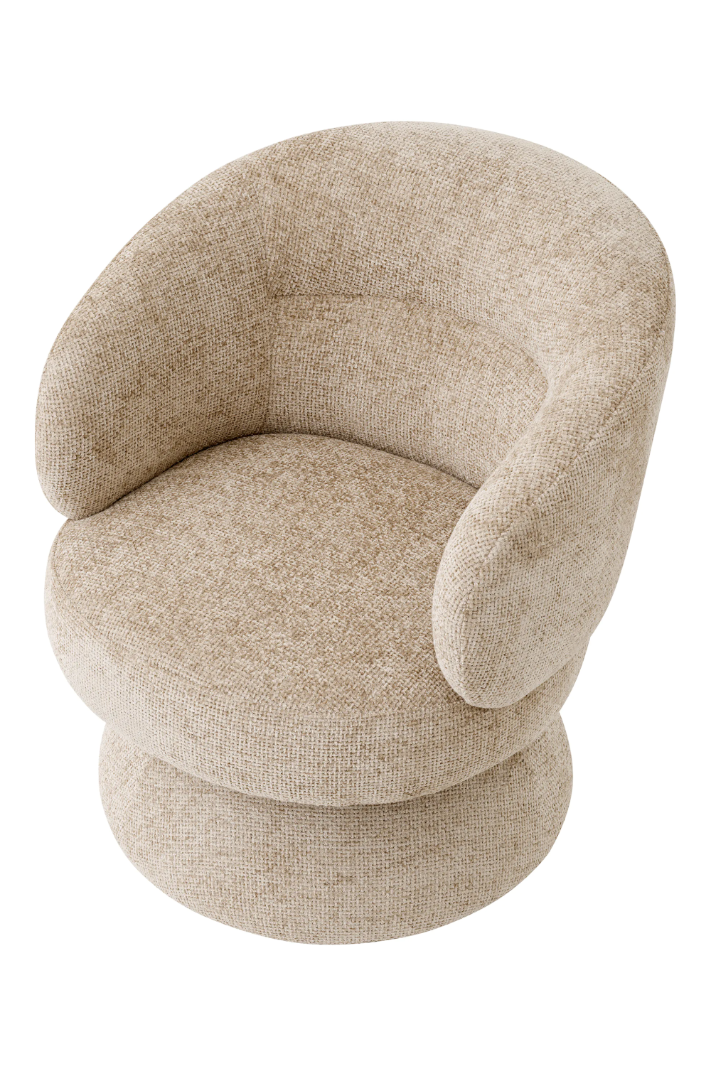 Beige Conical Base Swivel Chair | Eichholtz Liberty | Oroa.com