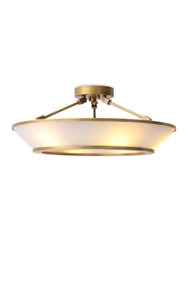 White Glass Ceiling Lamp | Eichholtz Ferette | Oroa.com