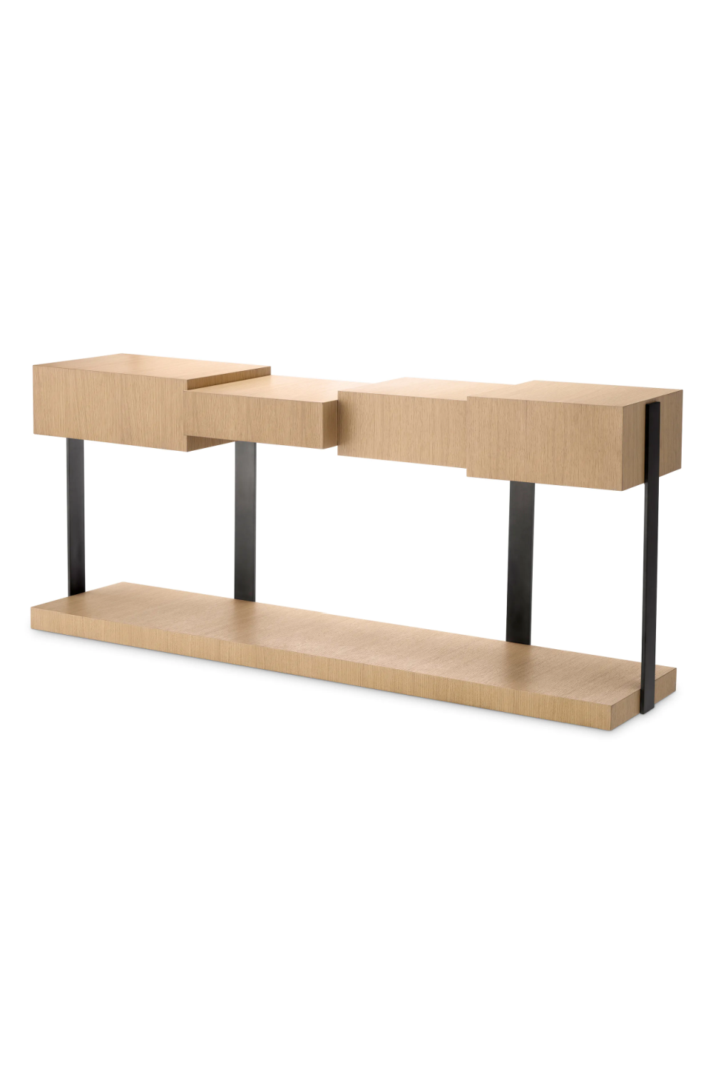 Oak Geometrical Console Table | Eichholtz Nerone | Oroa.com