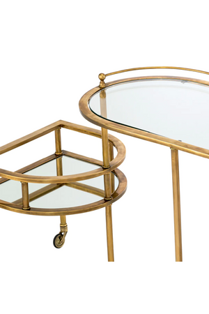 Vintage Brass Trolley | Eichholtz Lavalle | Oroa.com