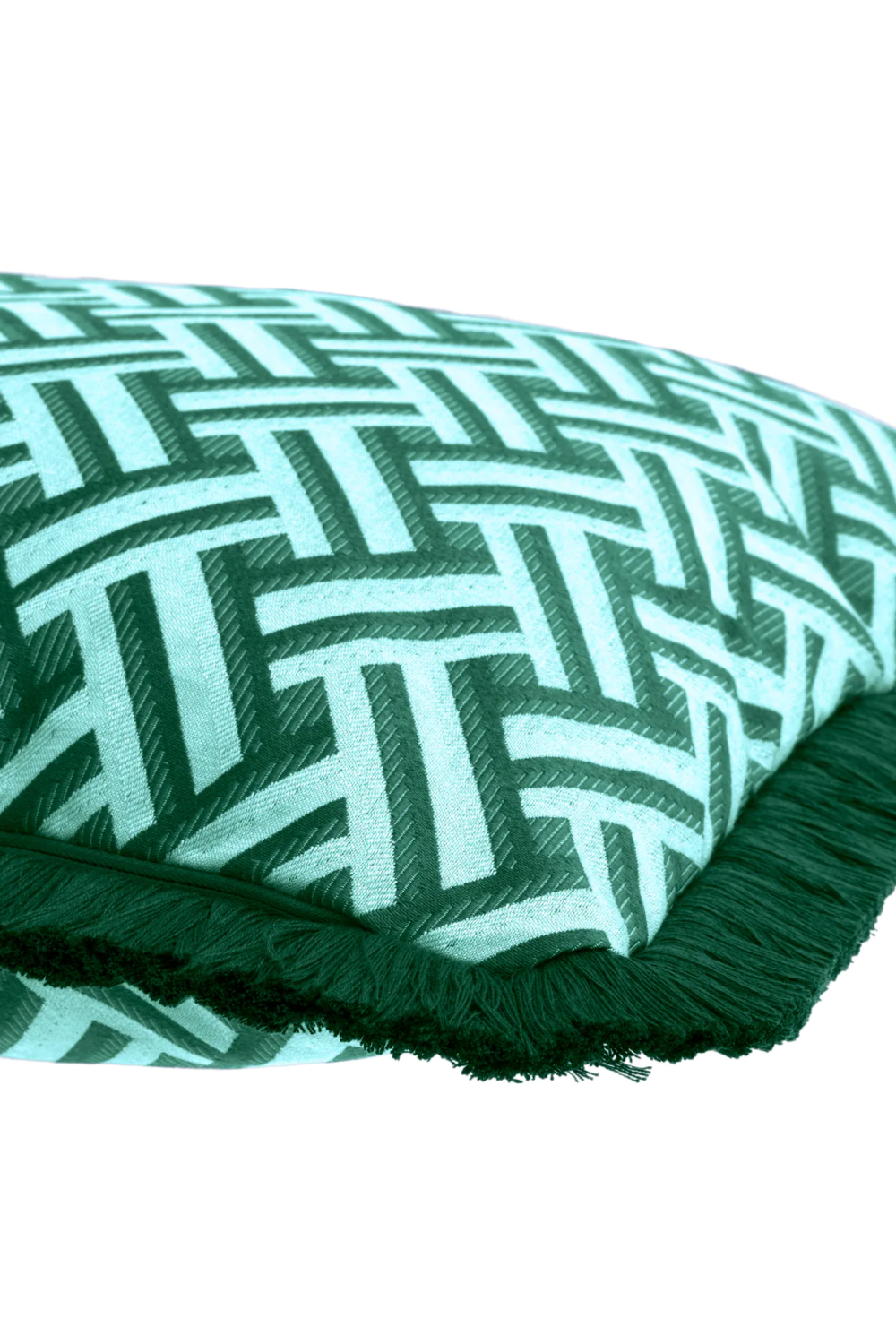 Green Fringed Cushion | Eichholtz Doris | Oroa.com