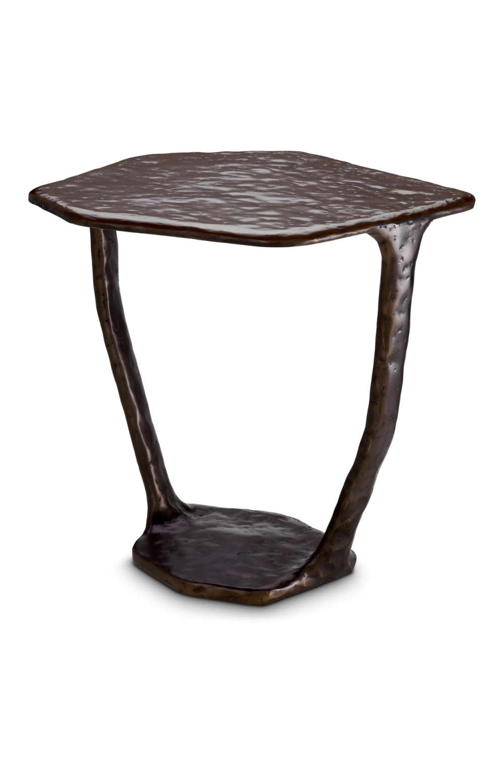 Organic Shaped Bronze Side Table | Eichholtz Tigra | Oroa.com