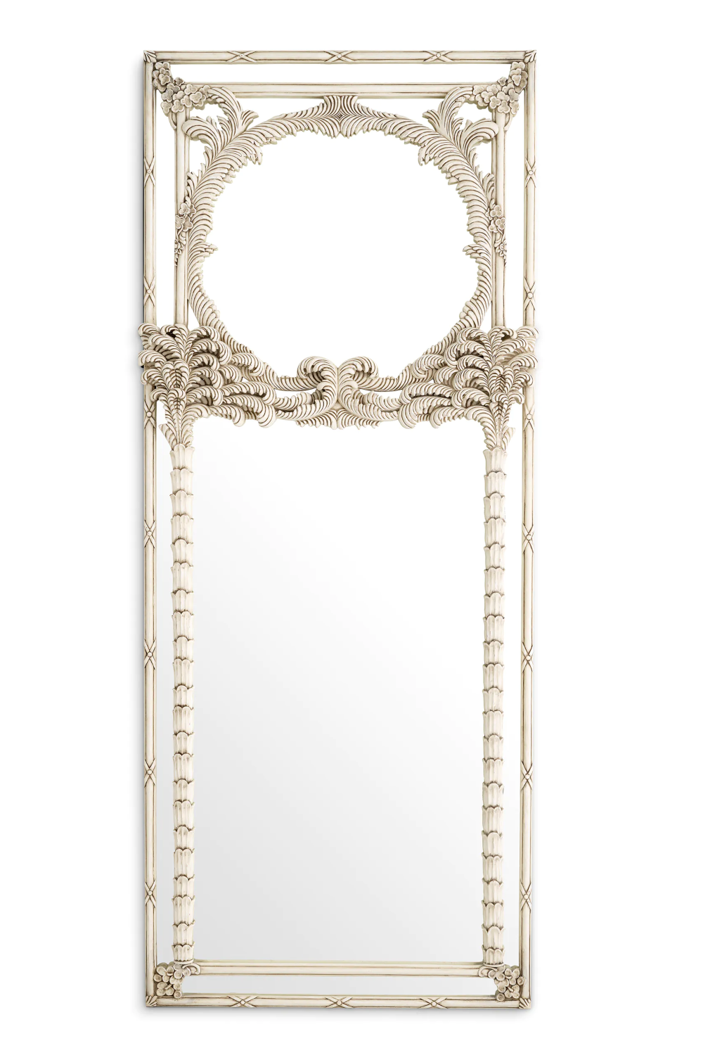 Hand-Carved Mahogany Mirror | Eichholtz Le Royal | Oroa.com