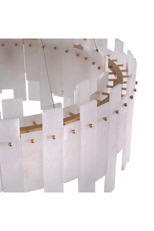 Alabaster Modern Chandelier | Eichholtz Pizzorni | Oroa.com